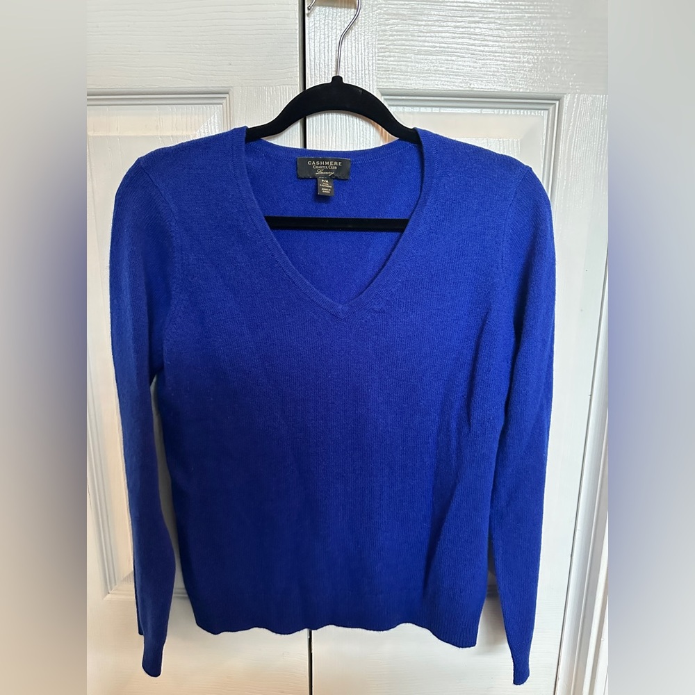 Charter Club Cashmere V Neck Sweater